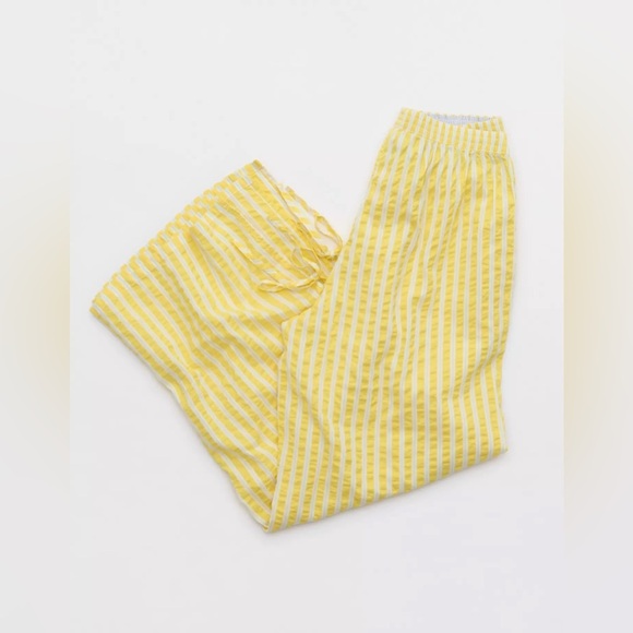Aerie Off-Duty Seersucker Side Tie Trouser PJ - Picture 4 of 4